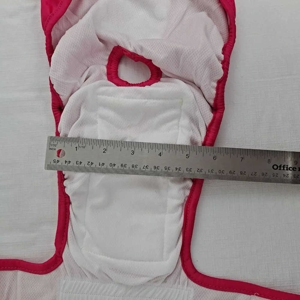 Dog Diaper Hot Pink Washable snap back LARGE